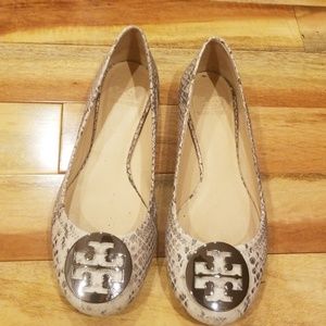 Tory Burch Snakeskin Flats 9